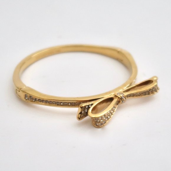 KATE SPADE pave Love Notes Hinged bangle bracelet - Picture 3 of 9